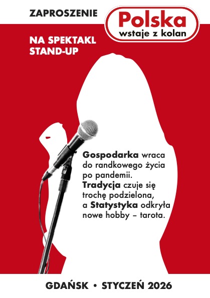 przód ulotki reklamujacej spektakl